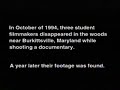 Blair Witch Project VHS Trailer 1999