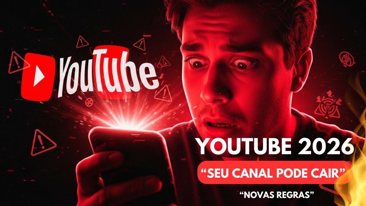 “YouTube 2026: o detalhe que pode acabar com seu canal”