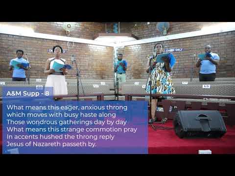 What means this eager...Jesus of Nazareth passeth by