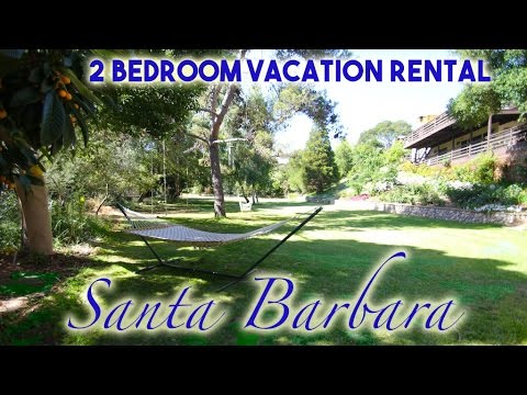 Santa Barbara Vacation Rental 2 Bedroom By Beach in Nature