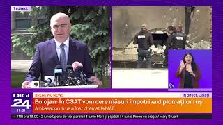Ilie Bolojan: Condamn ferm această acțiune a Rusiei și lucrăm pe trei planuri