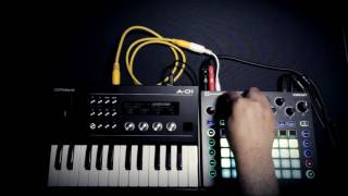 Video thumbnail for Testing the Roland A01 Keyboard Controller with the Novation Circuit  Groove box by AKiATECH