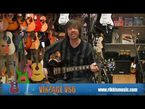 Vintage VS6 Electric Guitar Review by Rikki's Music Shop, Edinburgh