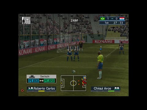 Pro Evolution Soccer 4 (PS2 Version) - American Cup Longplay - Difficulty: 5 Stars