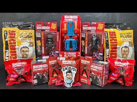 ASMR SKIBIDI TOILET Mystery Surprise Mini Collector Figure Toilet Oddly Satisfying Toy Unboxing S2