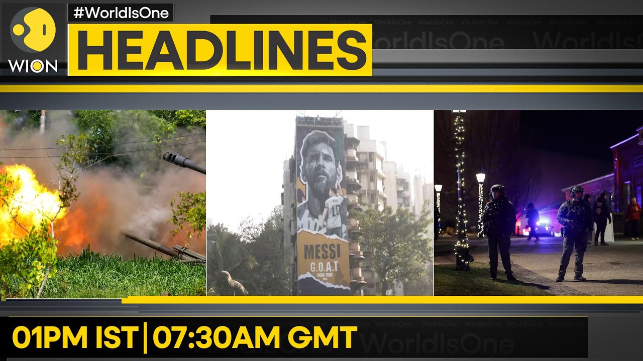 Lionel Messi Arrives in Mumbai  | Victims of Flooding in Bolivia Rescued | WION HEADLINES
