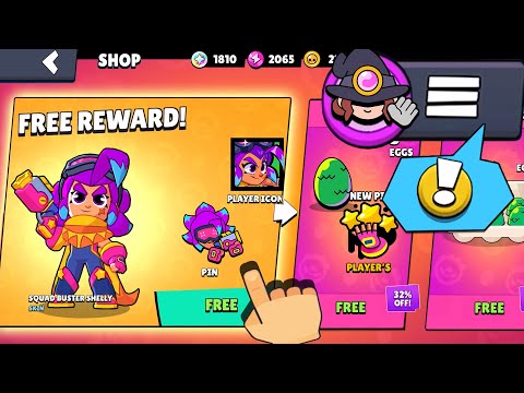 "NEW" SQUAD BUSTERS SHELLY GRATIS BEKOMMEN!!| BRAWL STARS | SQUAD BUSTERS