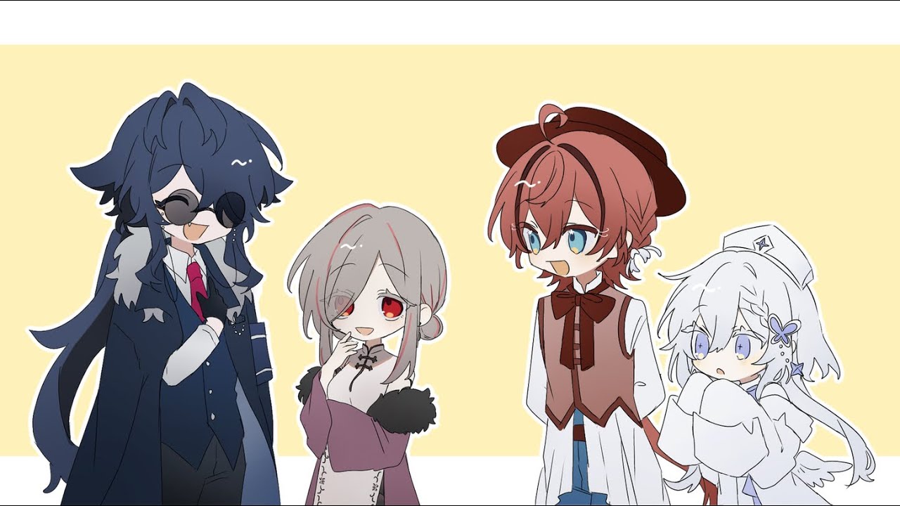 自陣で手描きパロ