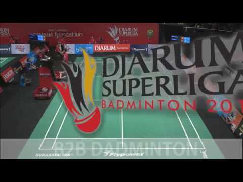 BADMINTON 2017 DJARUM SUPERLIGA  Ihsan Maulana Mustofa vs Mubarok Fahmi