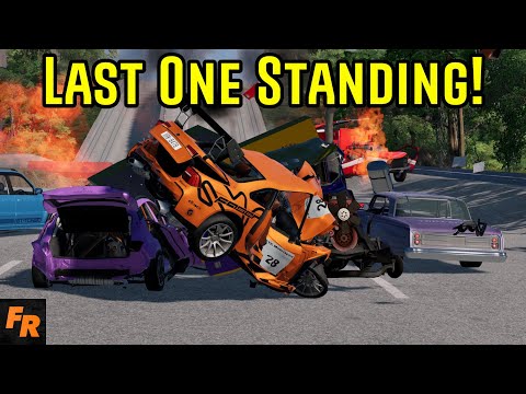 Who Will Be The Last One Standing Against The Shredder - BeamNG Drive