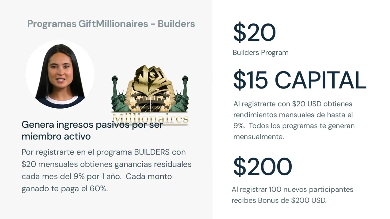 GIFTMILLIONAIRES PLANS - PLANES thumbnail