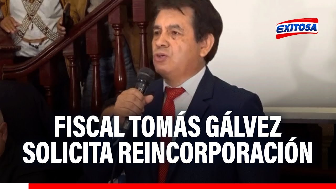 🔴🔵Fiscal Tomás Gálvez depreca que se le reincorpore al ministerio público