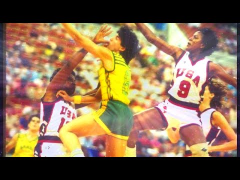 Magic Paula "female Magic Johnson"  Brasil vs USA -Stuns  Women's Basketball FIBA Women's AmeriCup