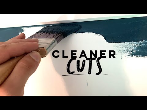 Easy Way To Paint Perfectly Straight Lines (How To Cut Like A Pro!)
