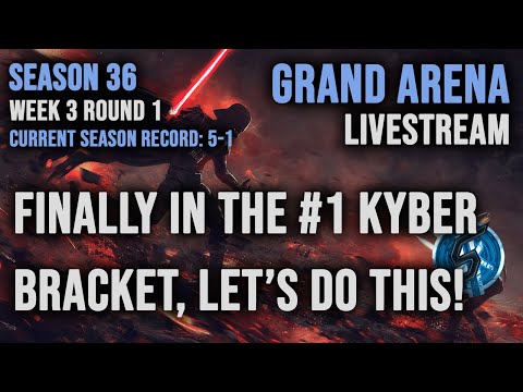 Road to #1 world - Fist time in the top bracket! - 5v5 Grand Arena Live - SWGoH