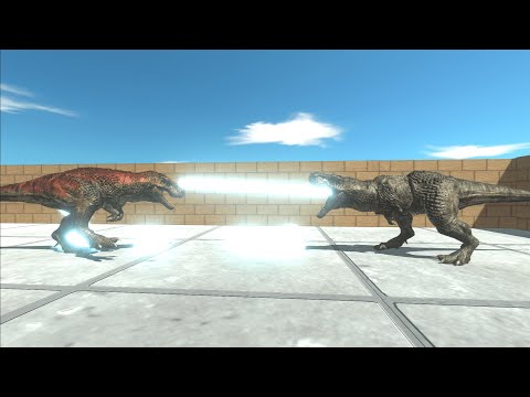 PLASMA BEAM TREX VS ALL UNIT,WHO CAN BEAT IT?? | ARBS ANIMAL REVOLT BATTLE SIMULATOR
