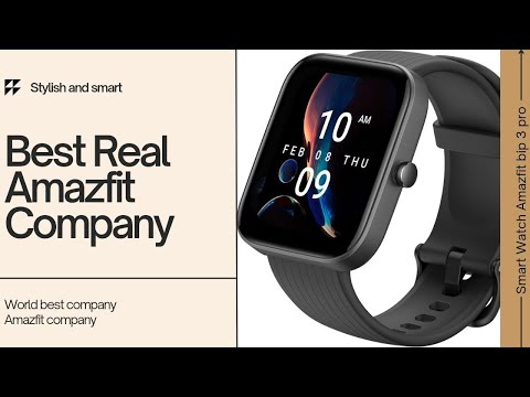 Amazfit bip 3 pro smart watch on the Amazon shopping
