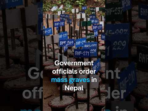 Government officials order mass graves in Nepal | DW News
