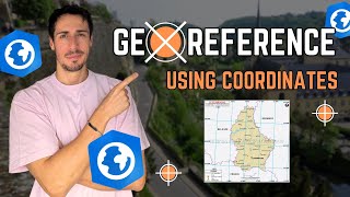 Download the video "HOW TO GEOREFERENCE AN IMAGE IN ARCGIS PRO USING COORDINATES | MAP OF LUXEMBOURG | GIS TUTORIAL"