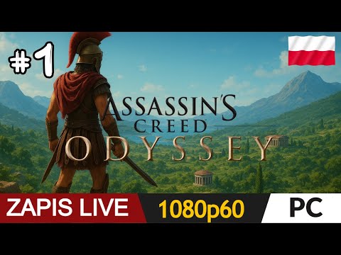 Starożytna Grecja początek | Zagrajmy w Assassin's Creed Odyssey Gameplay PL | Zapis Live 🔴#1