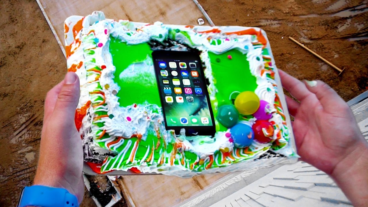Can Birthday Cake Protect an iPhone 7 from 75ft Drop Test