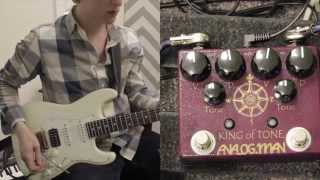 Video thumbnail for Analogman King of Tone V4 (High gain both sides) review by Carson Lee