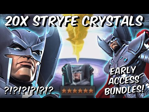 20x 5 & 6 Star Stryfe Cavalier Early Access Crystal Opening! - Marvel Contest of Champions