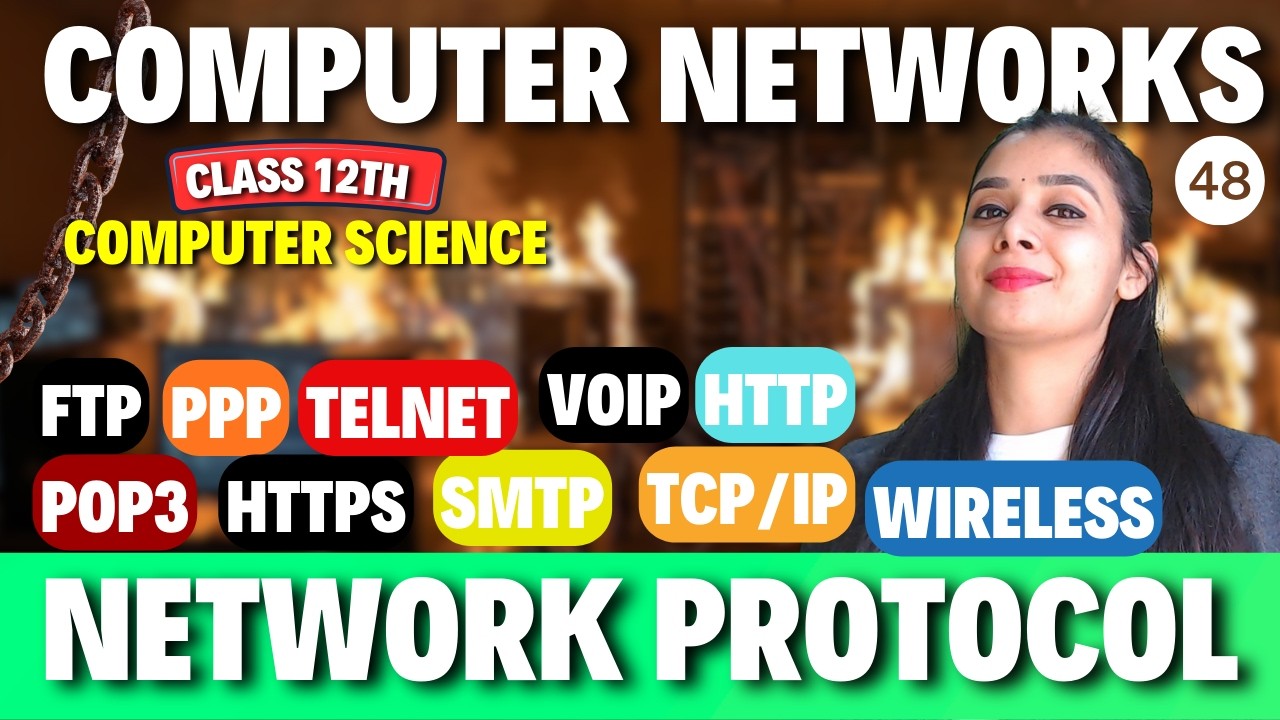 Network Protocol | HTTP, HTTPS, FTP, PPP, SMTP, TCP/IP, POP3, TELNET, VoIP, Wireless | Class 12 CS