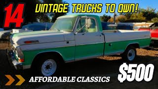 Collector’s Paradise: 14 Great Bargains on Vintage Trucks!