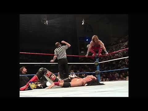 Shawn Michaels vs 1-2-3 Kid on Raw. (WWF)