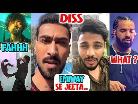 "EMIWAY SE JEETA NI.."MUHFAAD DISS RAFTAAR, ENCORE❗ | FAHHH MOMENT W CHAAR DIWAARI😭 DRAKE INDIA❓