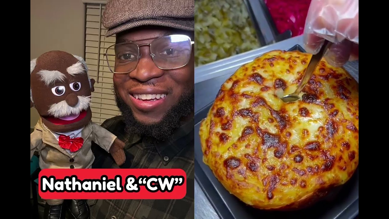 Nathaniel & CW Sees a Baked Potato “Pot Pie” Being Made