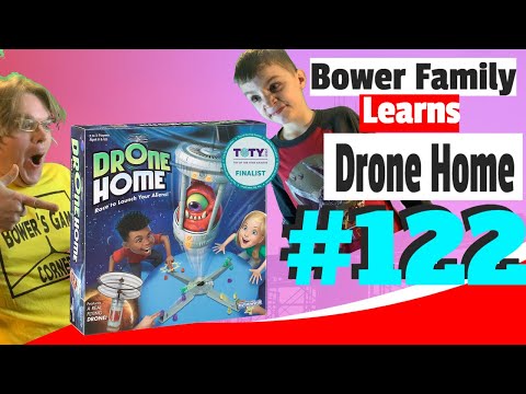 Drone Home - Bower Family Learns #122 *Drone Flying Family Board Game*