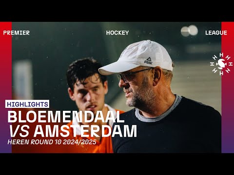 Bloemendaal - Amsterdam 🏑 Tulp Hoofdklasse Heren ‘24/’25 RONDE 10 | Samenvatting