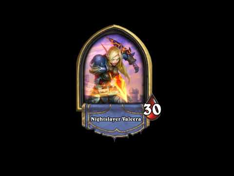 Nightslayer Valeera All Hero Quotes - Hearthstone