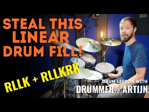 Steal This Linear Drum Fill! // Drum Lesson w/ DrummerMartijn