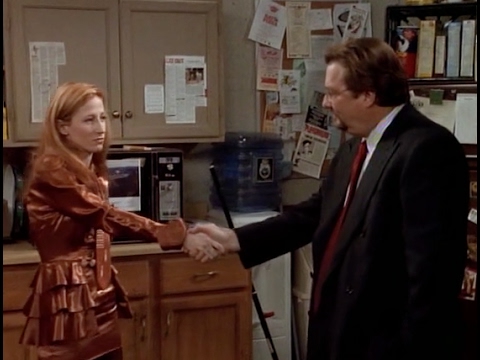 Mr. James negotiates with Beth-from Newsradio S05E10