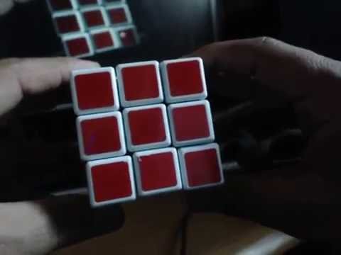 Part of a video titled x rotation rubiks cube - YouTube