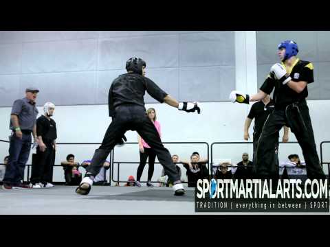 Raymond Daniels v Alex Lane - Compete Nationals 2013 - Men's Team Sparring