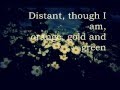 Memories - Eisley (Lyrics) 