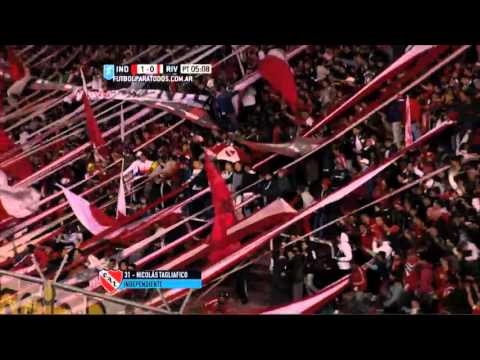 Gol de Tagliafico. Independiente 1 River 0. Fecha 27. Torneo Primera División 2015