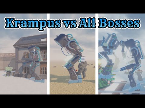 Krampus vs All Bosses | Roblox Dead Rails
