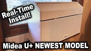 How to Install Midea U+ Window Air Conditioner | U-Shaped AC Real-Time Installation