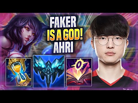 FAKER IS A GOD WITH AHRI! - T1 Faker Plays Ahri MID vs Leblanc! | Season 2022