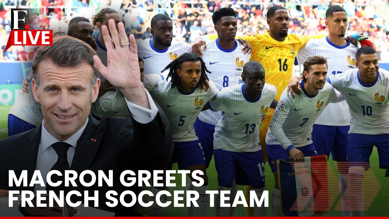 LIVE: Macron Meets French Soccer Team Les Bleus | FIFA 2026