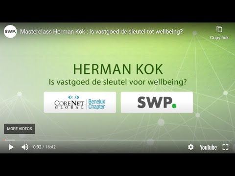 Tweede masterclass CoreNet Global Benelux Chapter en Smart WorkPlace