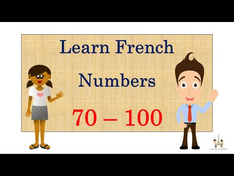 Learn French numbers from 70 to 100
