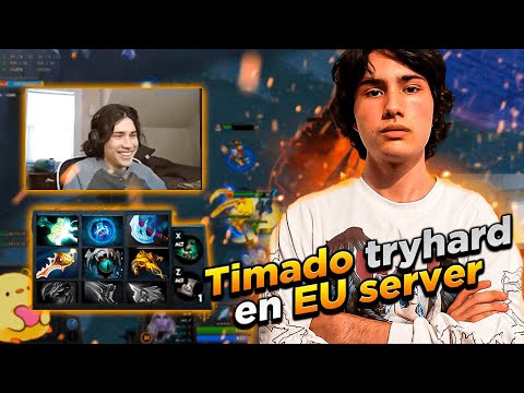 TIMADO luchando en EUROPA (9 items vs MegaCreeps)