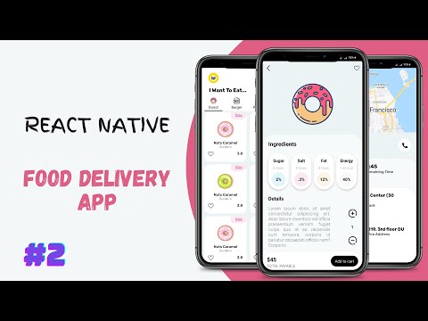 Food Delivery App In React Native | Part 2 | React Native Application UI Template