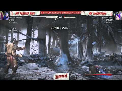 LB Round 6: YOMI KIT Forever King (Goro) vs. AK Smarrgasm (Raiden/Scorpion) - MKX; AKA Week 5
